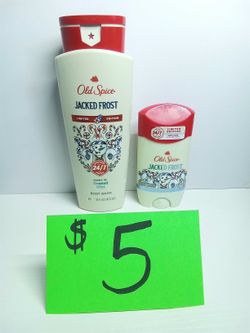 Old Spice Jacked Frost Body Wash & Antiperspirant Deodorant 