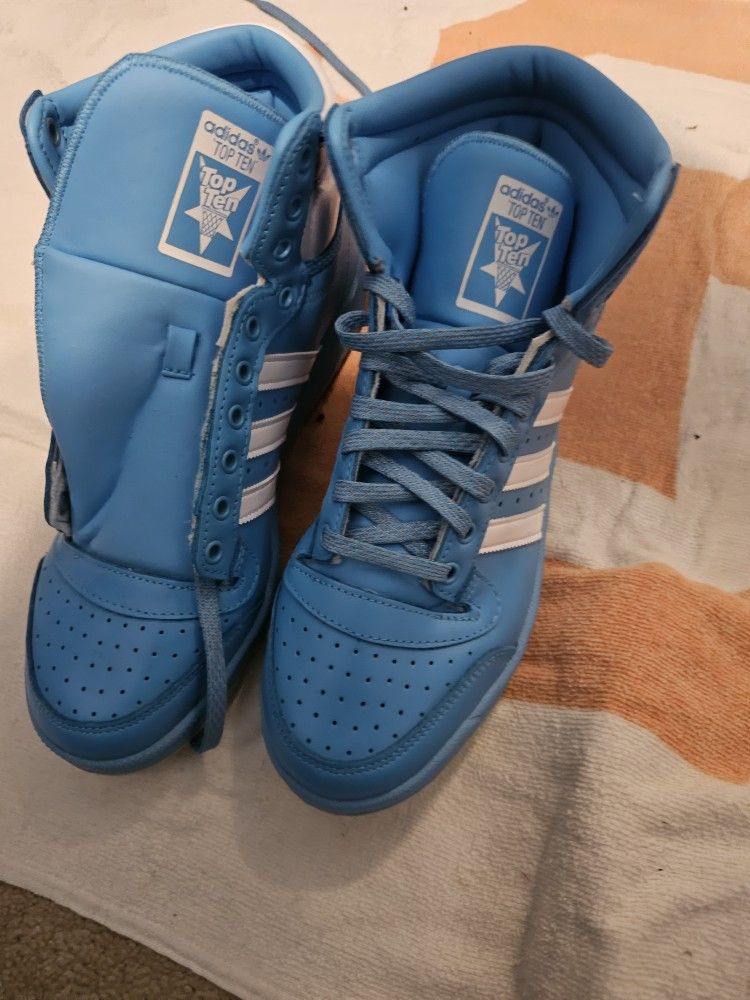Adidas Top Ten Sky High UNC Blue Size 9.5 Shoes