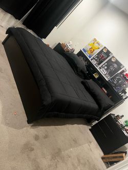 King Size bed frame and headboard