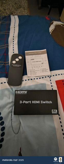 4K HDMI switcher with remote brand new