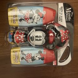 Minnie mouse shower set