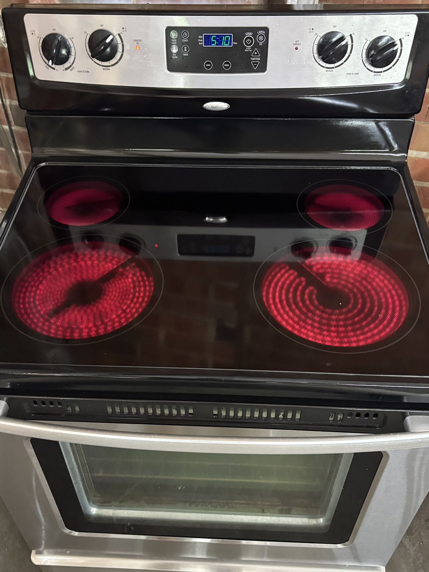 Whirlpool Smooth Top Stove