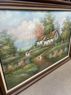 C.Manning Oil Painting 