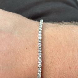 Moissanite Tennis Bracelet 925 sterling silver 💎