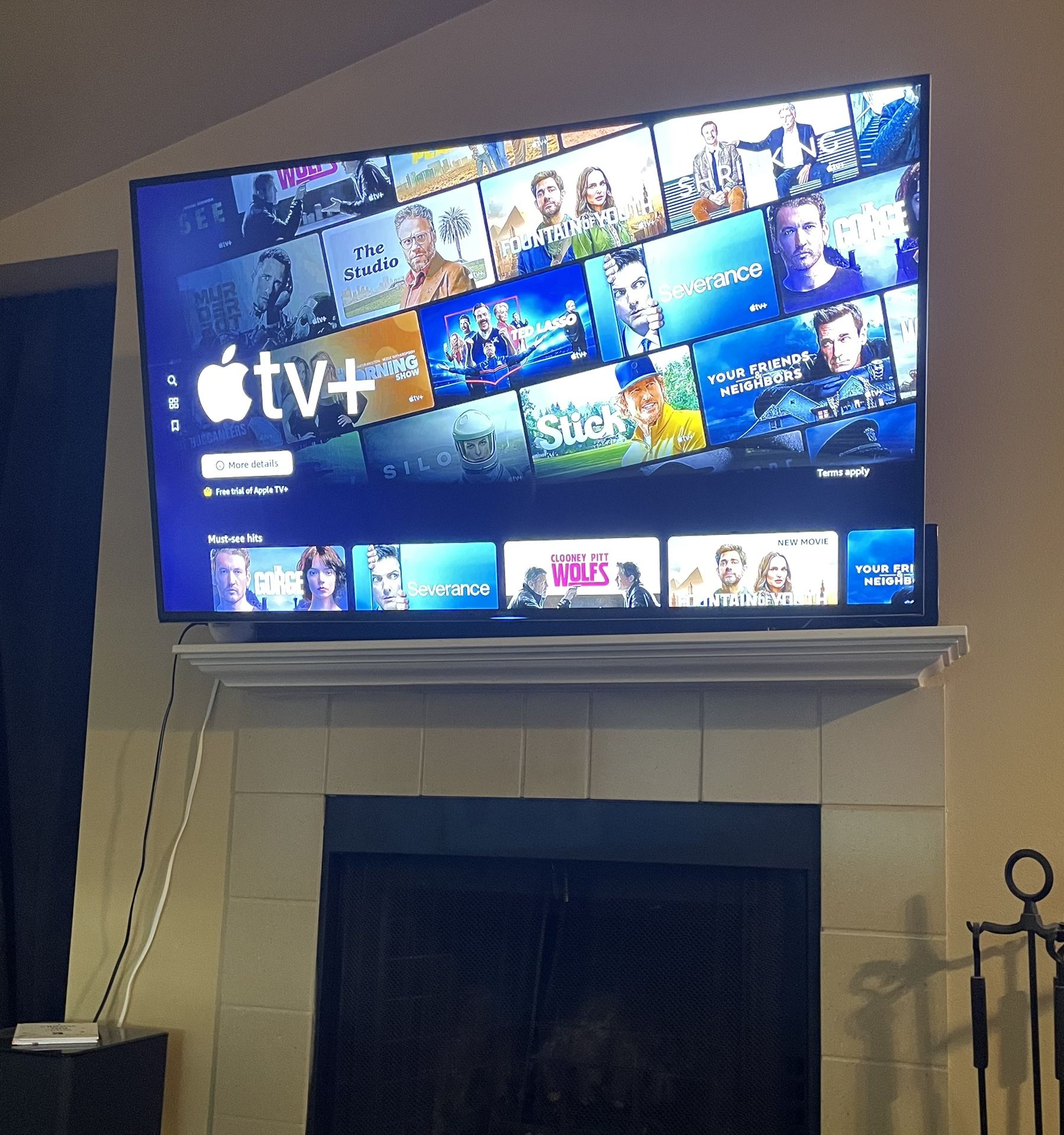 60” Samsung UH Def Smart TV w/Wall Mount