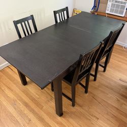 Dining Room Table With Additional Leaves 