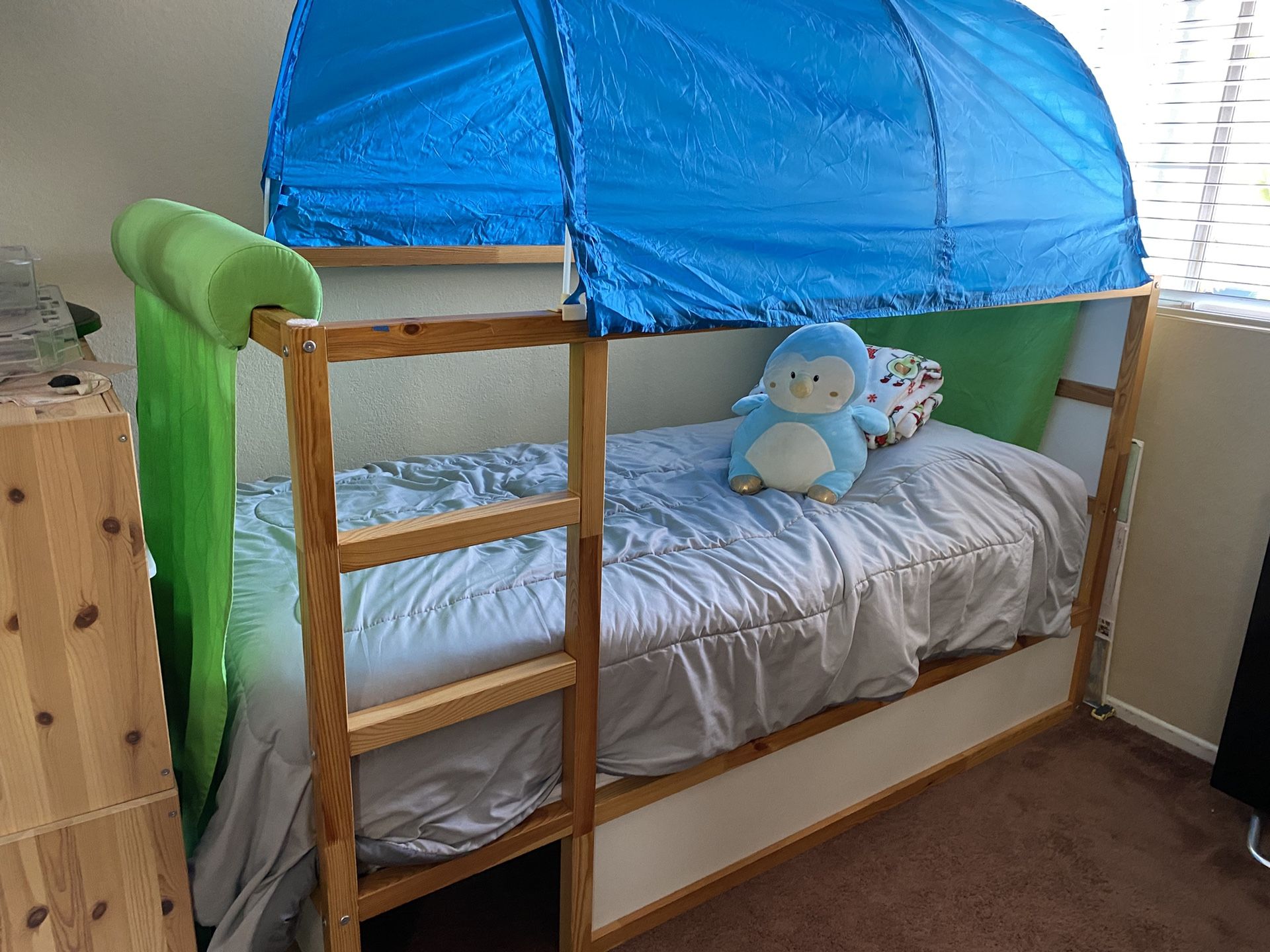 IKEA Twin Bed with canopy