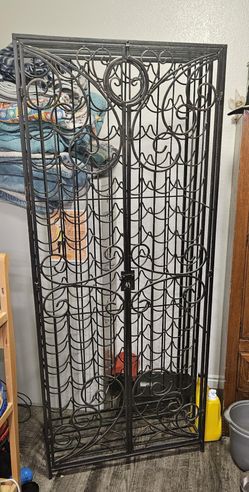 Wrought Iron Wine Rack