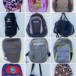 School backpacks 10 dollars each