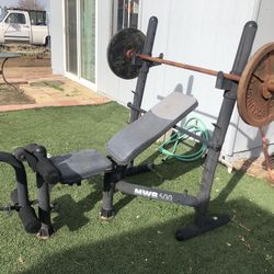 Weight Lifting Bench Press 