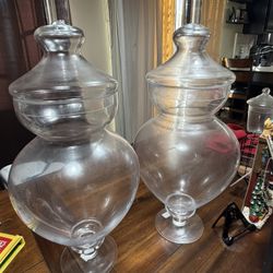 Candy/ Decorative Glass Jars $20