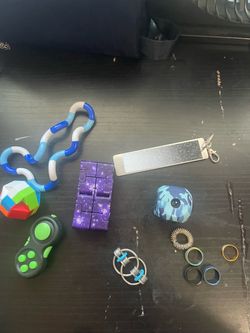 Assortment of fidget toys