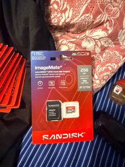 SanDisk ImageMate 256GB microSDXC Card with Adapter