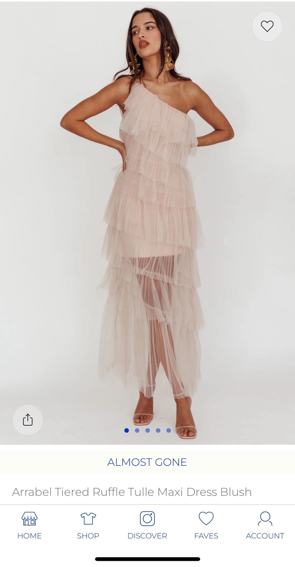 New Tuelle Pink Dress