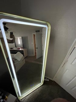 Standing Mirror Led & Bluetooth