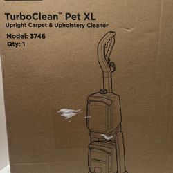 Bissell TurboClean Pet XL Carpet Cleaner – Upright Upholstery Cleaner Model 3746 