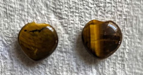 Pair of Polished Tiger's Eye Crystals