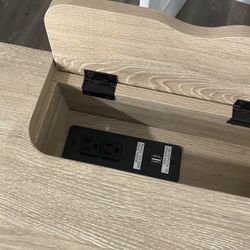 Desk W/ Outlet Nook