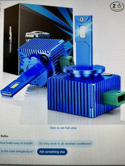 MARSAUTO D3S Bulb Fog Lights