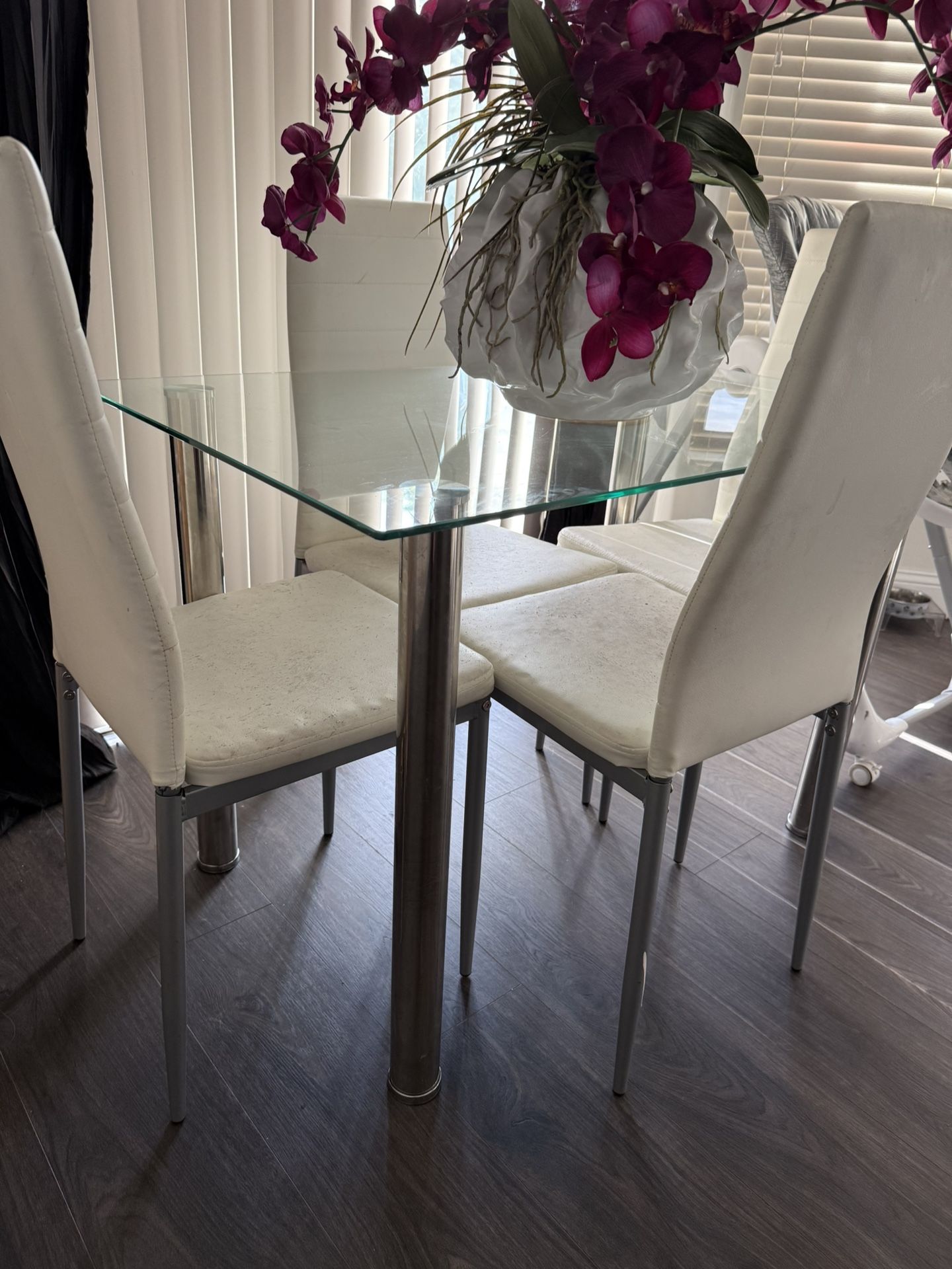 Glass Breakfast Table