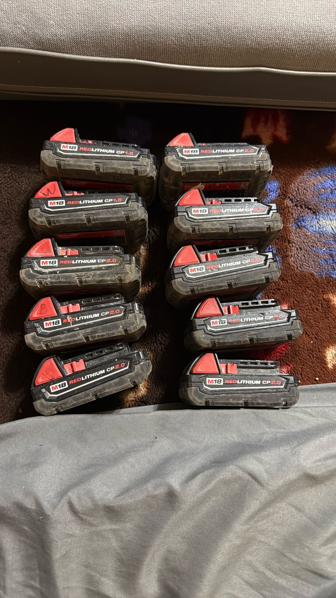 Milwaukee Batteries (10)