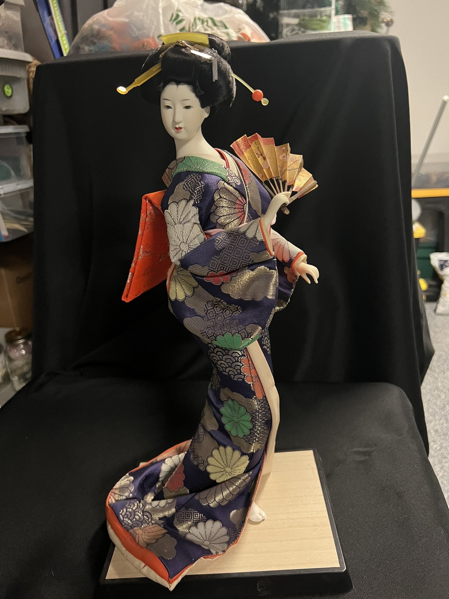 Japanese Lady Figurine/ 1990 Nagoya, Japan