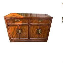Vintage Chinoserie style Thomasville mystique server dining room storage