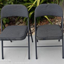 Folding Metal Chair Padded