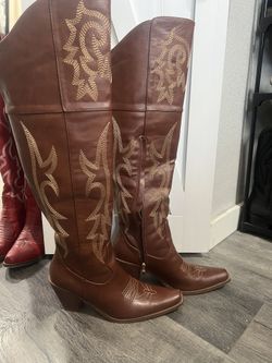 Brown Knee High Boots