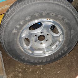 265/70R16 rims and tires GM Chevy Silverado