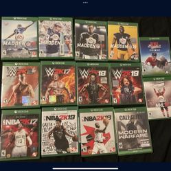 Bundle Of XBOX ONE GAMES 