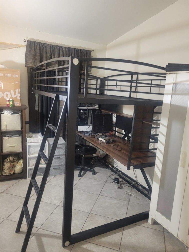 Loft Bunk Bed Full With Desk