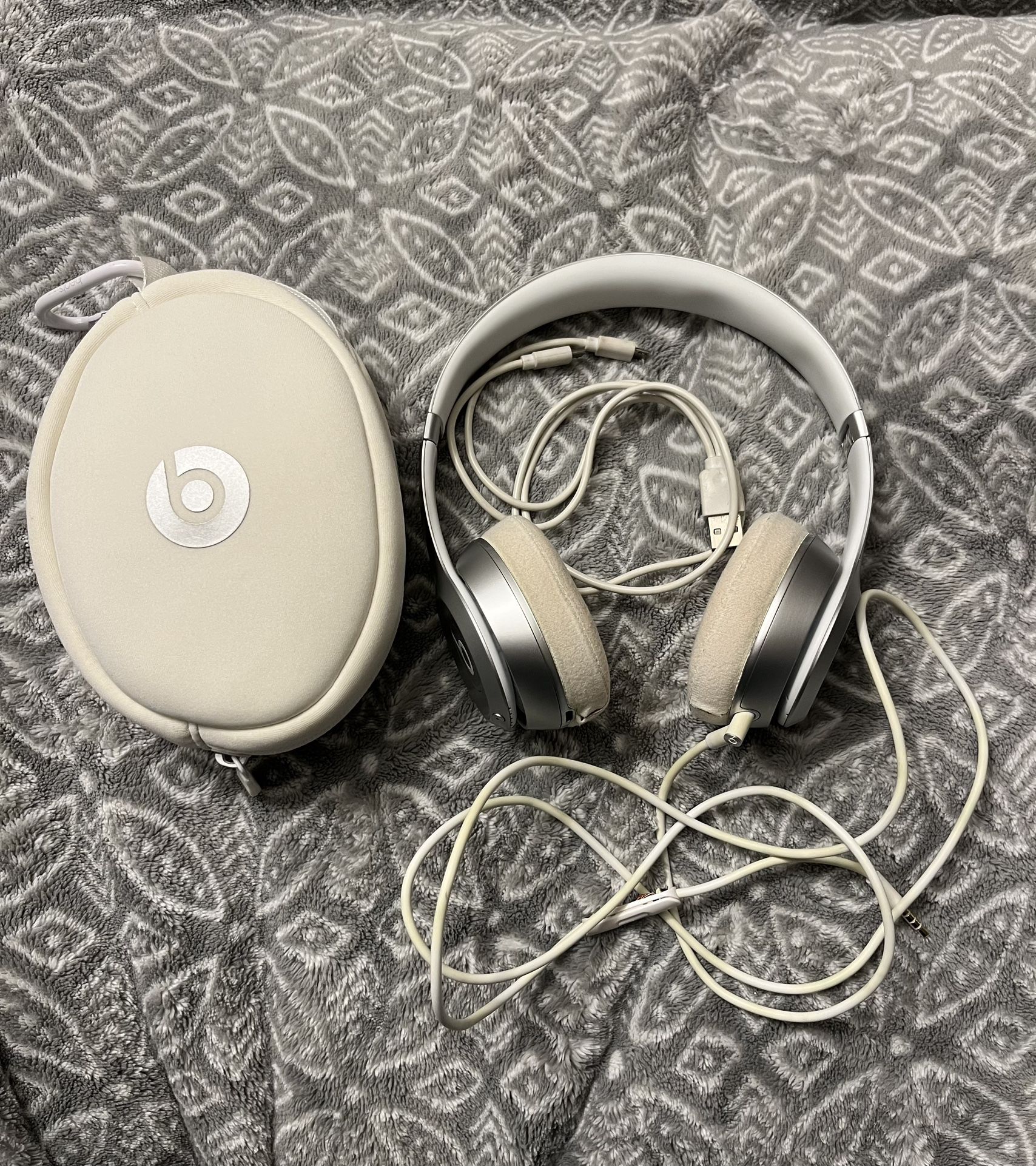 Beats Headphones Silver