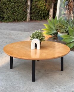 Floyd Home The Coffee Table Mid Century Modern Round Birch Wood