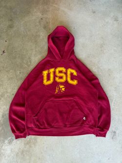 2000s Russel USC Trojan Pullover Hoodie - Size L