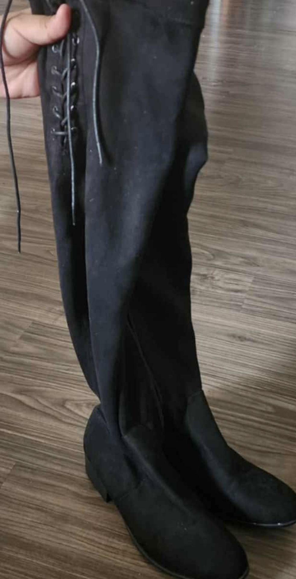 Black Wide Calf boots