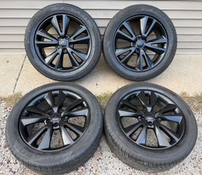 20” Black Jeep Grand Cherokee Sport Pacifica Durango Factory OEM Wheels Rims Tires 20 inch