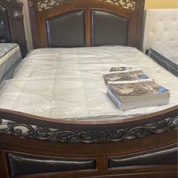 Cama Queen Con Colchon Incluido 