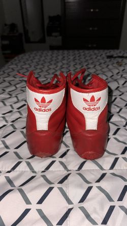 adidas gazelle silver green womens Vintage Adidas Wrestling Sneakers US 7 – dla dushy main image 1