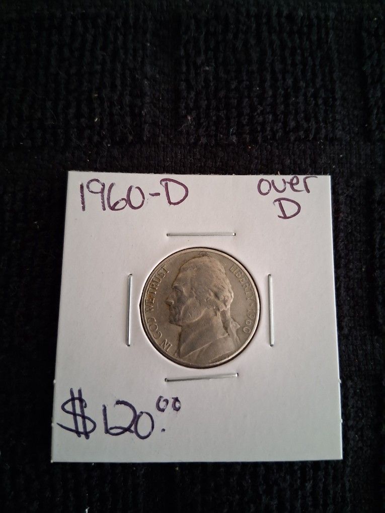 1960-D Over D Fine Condition
