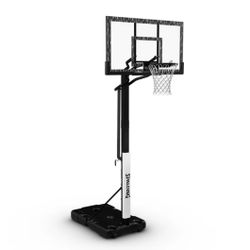 Spalding 60 In. Acrylic Screw Jack Portable Basketball Hoop System