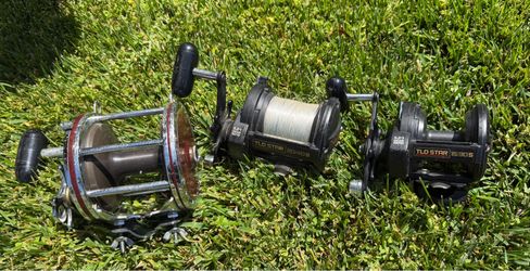 Shimano TLD Star 15/30, 20/40 and Penn 114h 6/0 reels