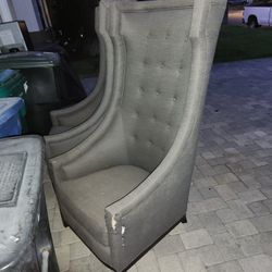Patagonia Trading Wingback Chairs X2
