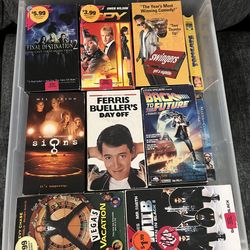 VHS tapes