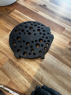 Old Mountain Cast Iron Pig Trivet Hot Plate Farmhouse Kitchen Decor C2015 7.5”