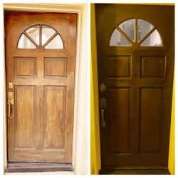 Staining and painting furniture