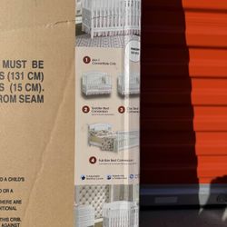 White Baby Crib - Brand New 