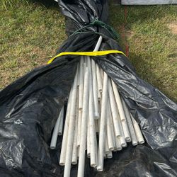40 ish 1 Inch PVC Pipes And Various Connectors