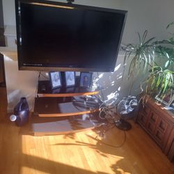 Tv Stand With  48inch Non Smart TV $100