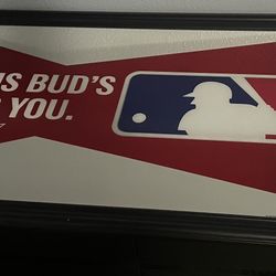 MLB Budweiser Mirror 